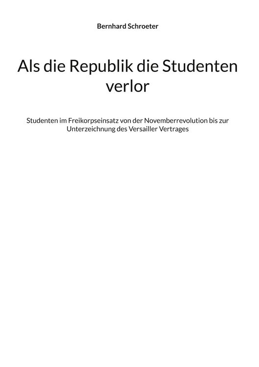 Produktbild: Als die Republik die Studenten verlor