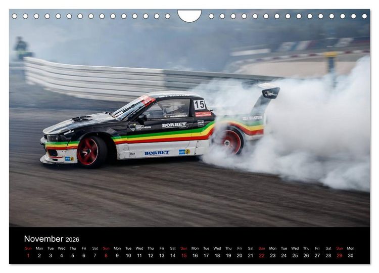 Produktbild: Drifting at the Nurburgring (Wall Calendar 2026 DIN A4 landscape), CALVENDO 12 Month Wall Calendar