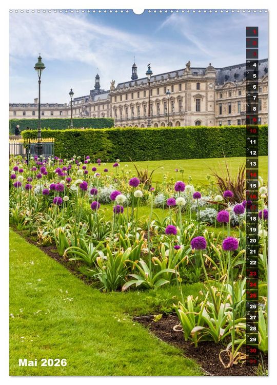 Produktbild: PARIS Stadtspaziergang (hochwertiger Premium Wandkalender 2026 DIN A2 hoch), Kunstdruck in Hochglanz