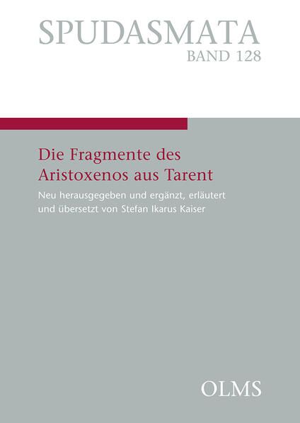 Produktbild: Die Fragmente des Aristoxenos aus Tarent