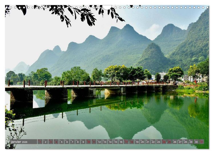 Produktbild: RIVI&Egrave;RE YULONG (Calendrier mural 2026 DIN A3 vertical), CALVENDO calendrier mensuel