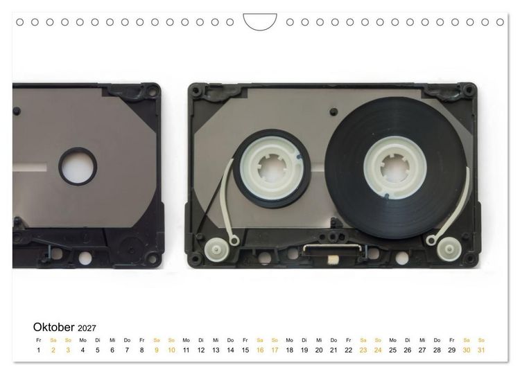 Produktbild: Audio Tapes (Wandkalender 2027 DIN A4 quer), CALVENDO Monatskalender