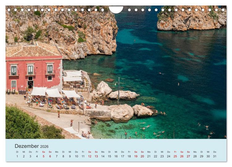 Produktbild: Sizilien &ndash; Die Insel, auf der es keinen Winter gibt (Wandkalender 2026 DIN A4 quer), CALVENDO Monatskalender