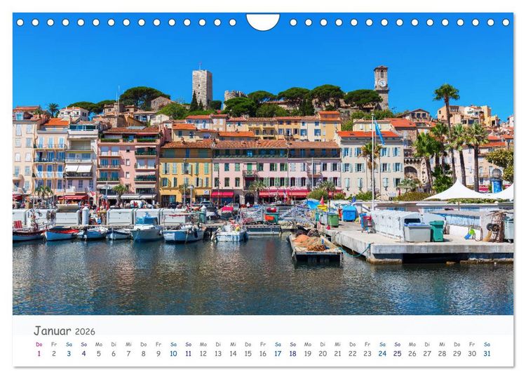 Produktbild: Provence-Alpes-C&ocirc;te d&rsquo;Azur (Wandkalender 2026 DIN A4 quer), CALVENDO Monatskalender