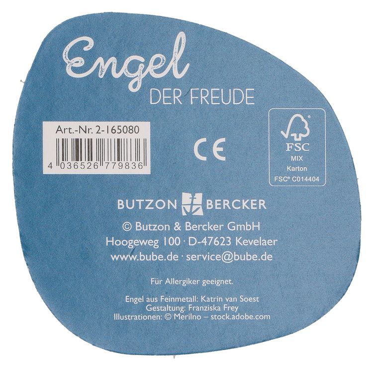 Produktbild: Engelfigur aus Metall - Engel der Freude