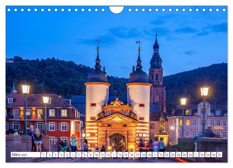 Produktbild: Baden-W&uuml;rttemberg - Heidelberg (Wandkalender 2027 DIN A4 quer), CALVENDO Monatskalender