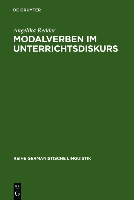 Produktbild: Modalverben im Unterrichtsdiskurs