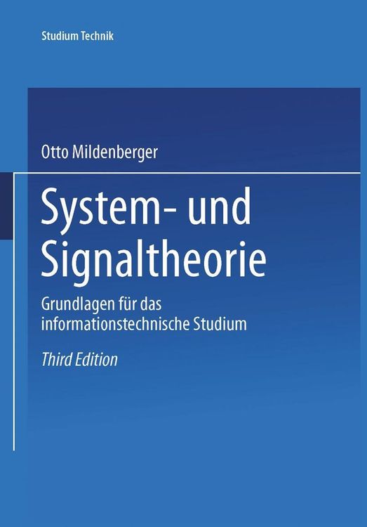 Produktbild: System- und Signaltheorie