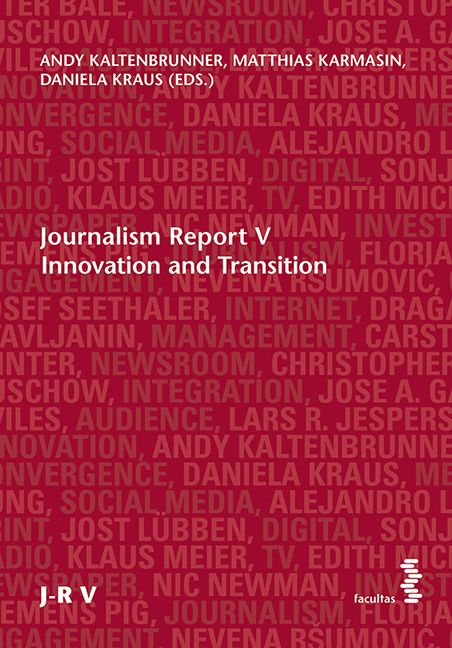 Produktbild: Journalism Report V