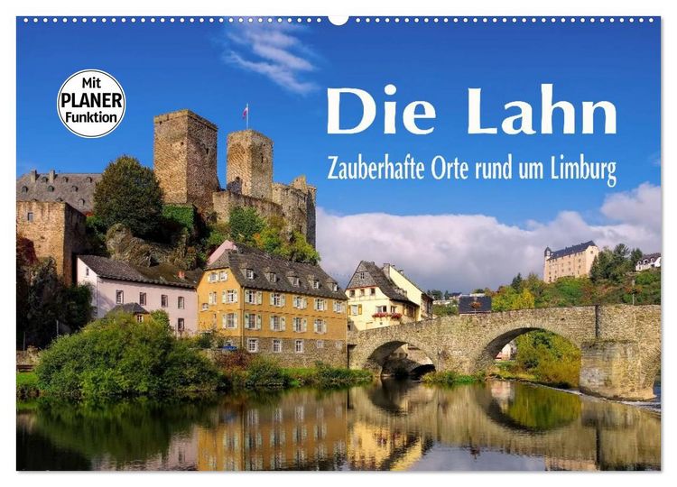 Produktbild: Die Lahn - Zauberhafte Orte rund um Limburg (Wandkalender 2026 DIN A2 quer), CALVENDO Monatskalender