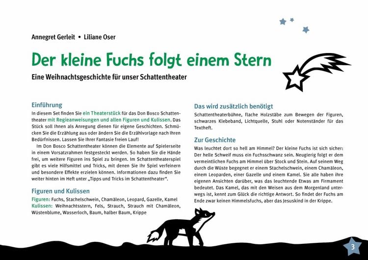 Produktbild: Der kleine Fuchs folgt einem Stern