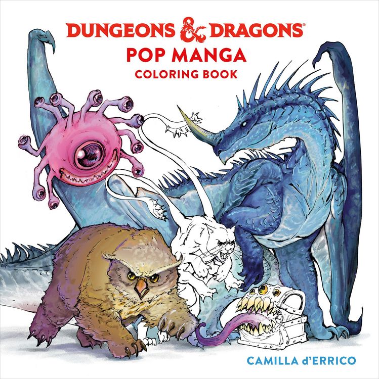 Produktbild: Dungeons & Dragons Pop Manga Coloring Book