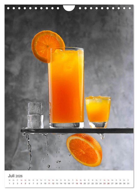 Produktbild: Kreative Drinks - erfrischend, schokoladig und fruchtig. (Wandkalender 2026 DIN A4 hoch), CALVENDO Monatskalender