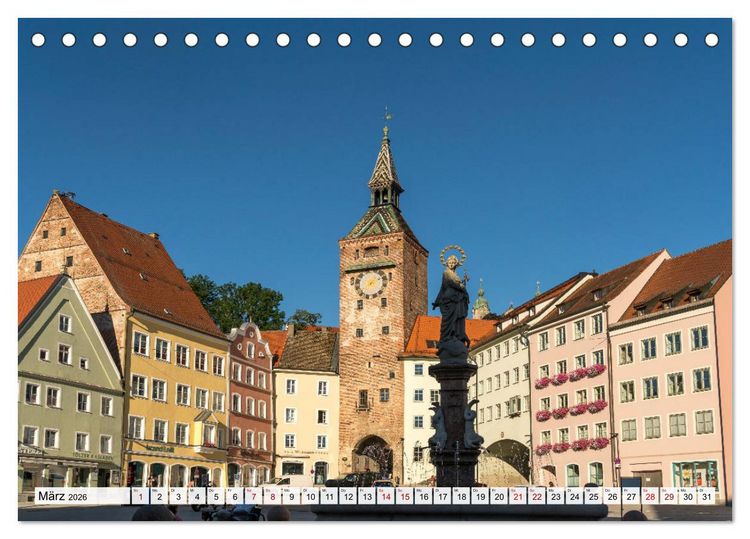 Produktbild: Landsberg am Lech (Tischkalender 2026 DIN A5 quer), CALVENDO Monatskalender