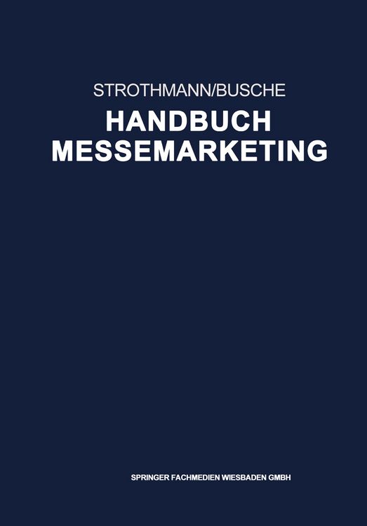 Produktbild: Handbuch Messemarketing