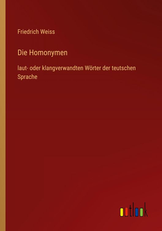 Produktbild: Die Homonymen