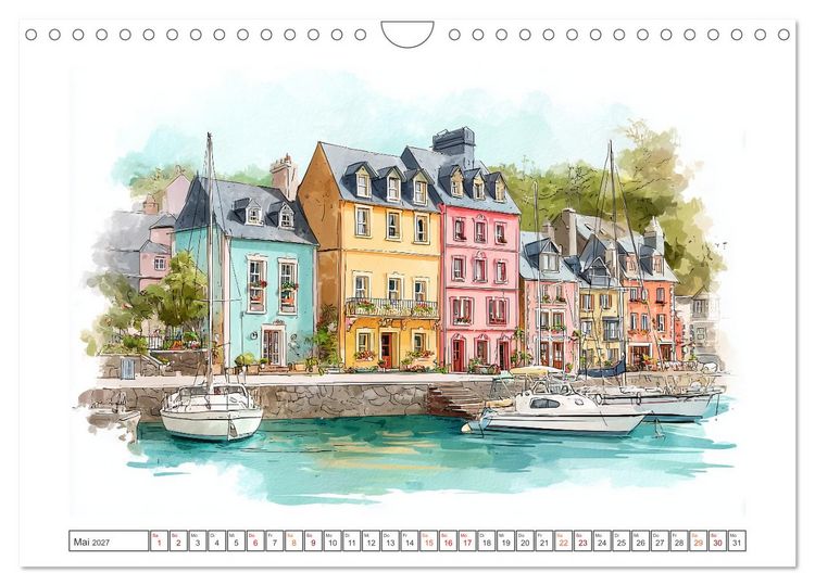 Produktbild: Wo das Meer zuhause ist (Wandkalender 2027 DIN A4 quer), CALVENDO Monatskalender