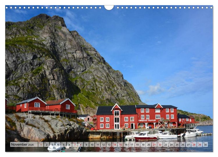 Produktbild: Lofoten - Die spektakul&auml;re Inselgruppe in Norwegen (Wandkalender 2026 DIN A3 quer), CALVENDO Monatskalender