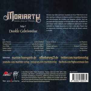 Produktbild: Moriarty - Dunkle Geheimnisse,1 Audio-CD
