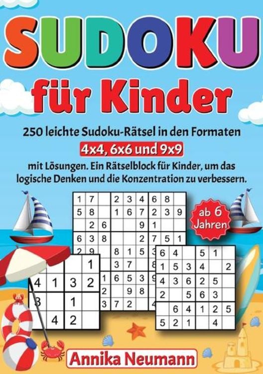 Produktbild: Sudoku f&uuml;r Kinder ab 6 Jahren