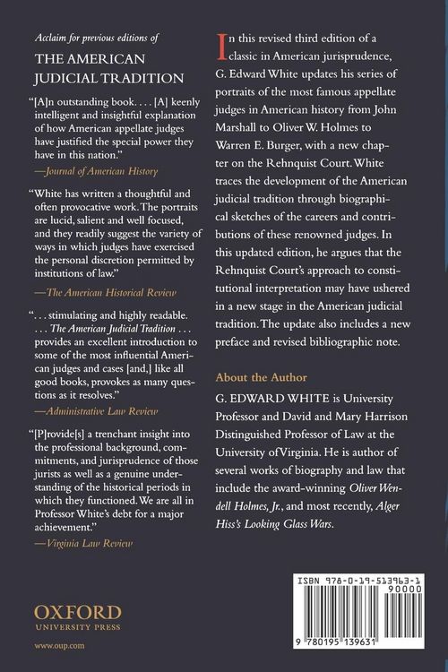 Produktbild: The American Judicial Tradition