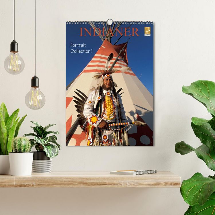 Produktbild: Indianer, Portrait Collection 1 (Wandkalender 2026 DIN A3 hoch), CALVENDO Monatskalender