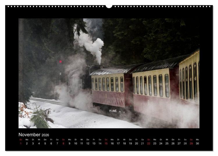 Produktbild: Dampferlebnis im Harz (hochwertiger Premium Wandkalender 2026 DIN A2 quer), Kunstdruck in Hochglanz
