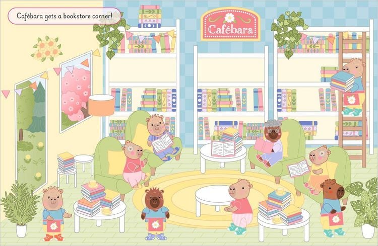 Produktbild: Cutie Stickering #1 Capybara Cafe: The Ultimate Cosy Sticker Book