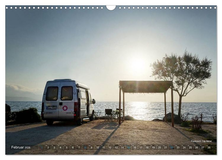 Produktbild: Vanlife - Leben, fahren, frei sein mit dem Wohnmobil (Wandkalender 2026 DIN A3 quer), CALVENDO Monatskalender