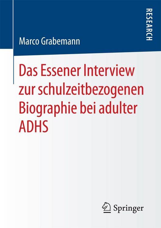 Produktbild: Das Essener Interview zur schulzeitbezogenen Biographie bei adulter ADHS