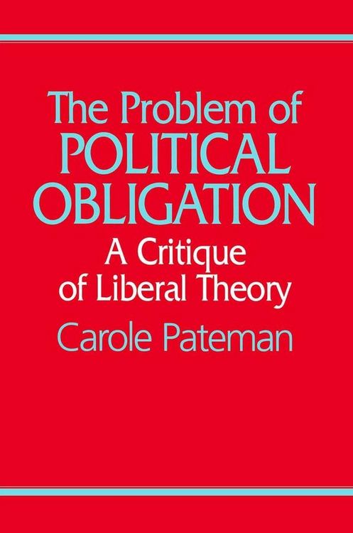 Produktbild: The Problem of Political Obligation