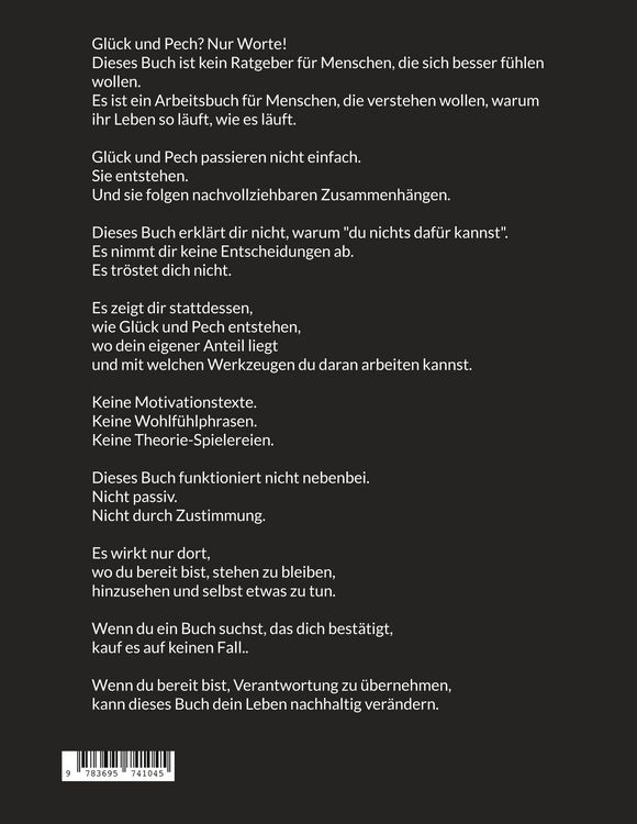 Produktbild: Gl&uuml;ck & Pech? Nur Worte!