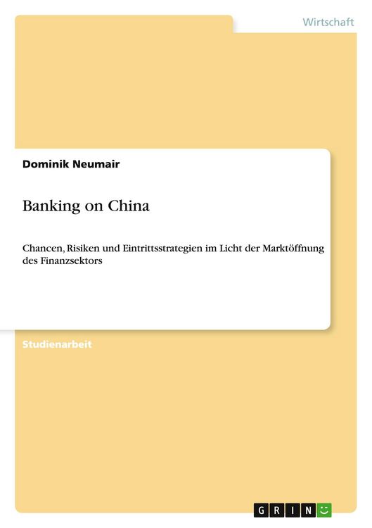 Produktbild: Banking on China