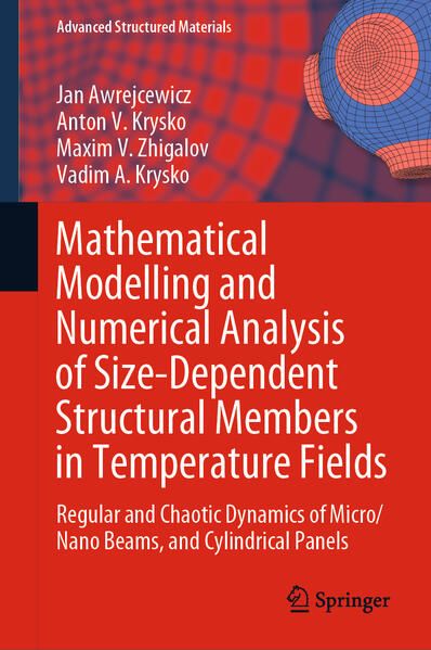 Produktbild: Mathematical Modelling and Numerical Analysis of Size-Dependent Structural Members in Temperature Fields