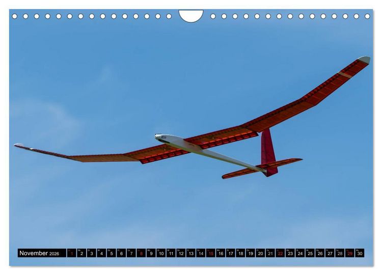 Produktbild: Modellflugkalender 2026 (Wandkalender 2026 DIN A4 quer), CALVENDO Monatskalender