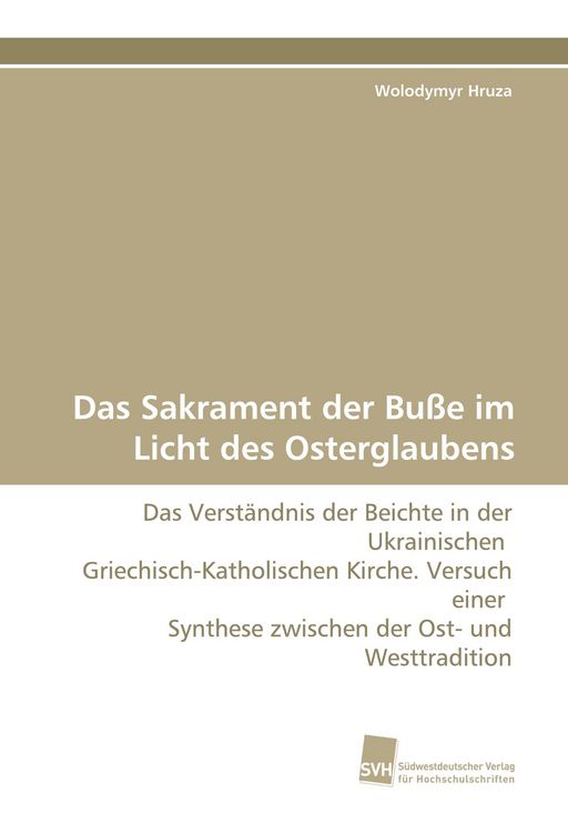 Produktbild: Das Sakrament der Bu&szlig;e im Licht des Osterglaubens