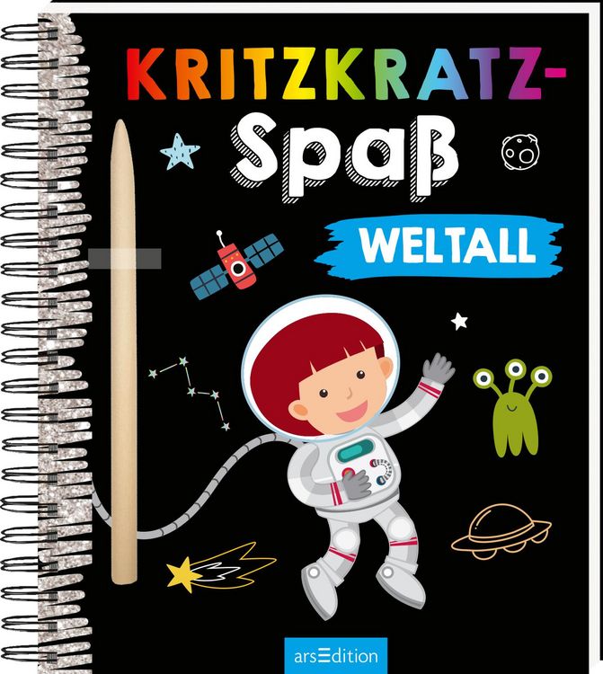 Produktbild: Kritzkratz-Spa&szlig; Weltall