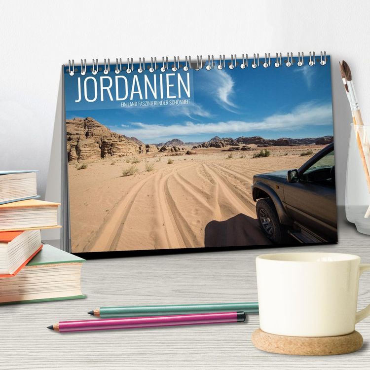 Produktbild: Jordanien - ein Land faszinierender Sch&ouml;nheit (Tischkalender 2026 DIN A5 quer), CALVENDO Monatskalender
