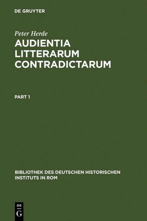 Produktbild: Audientia litterarum contradictarum