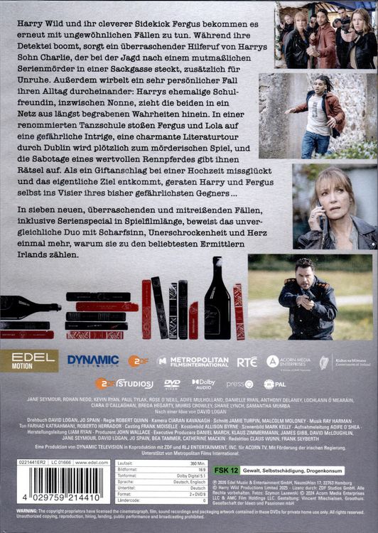Produktbild: Harry Wild - M&ouml;rderjagd in Dublin - Staffel 4 [2 DVDs]