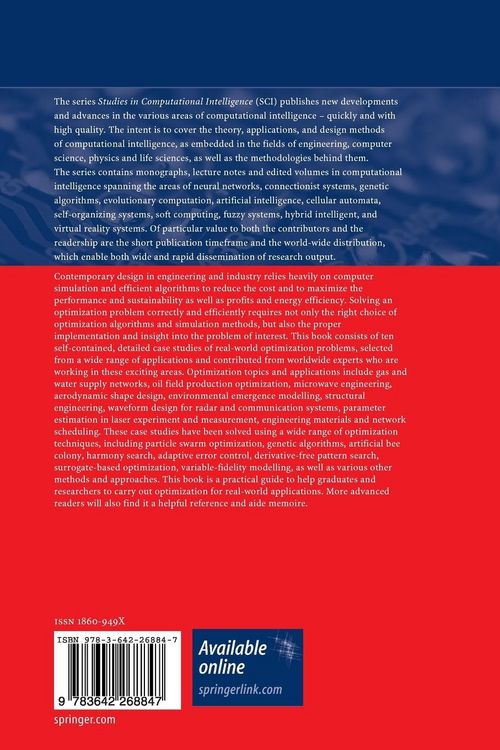 Produktbild: Computational Optimization and Applications in Engineering and Industry
