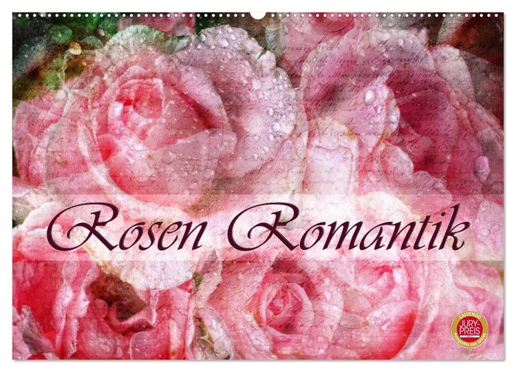 Produktbild: Rosen Romantik (Wandkalender 2026 DIN A2 quer), CALVENDO Monatskalender