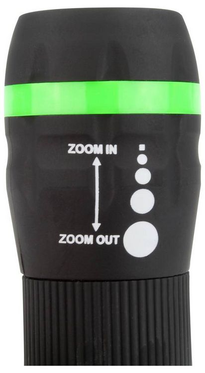 Produktbild: HyCell Zoom-Flashlight 1600-0108-1 LED Taschenlampe batteriebetrieben 55lm 14h