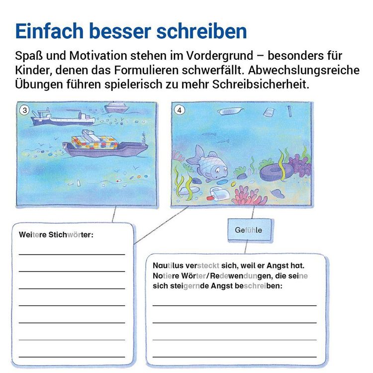 Produktbild: Das &Uuml;bungsheft Texte schreiben 5