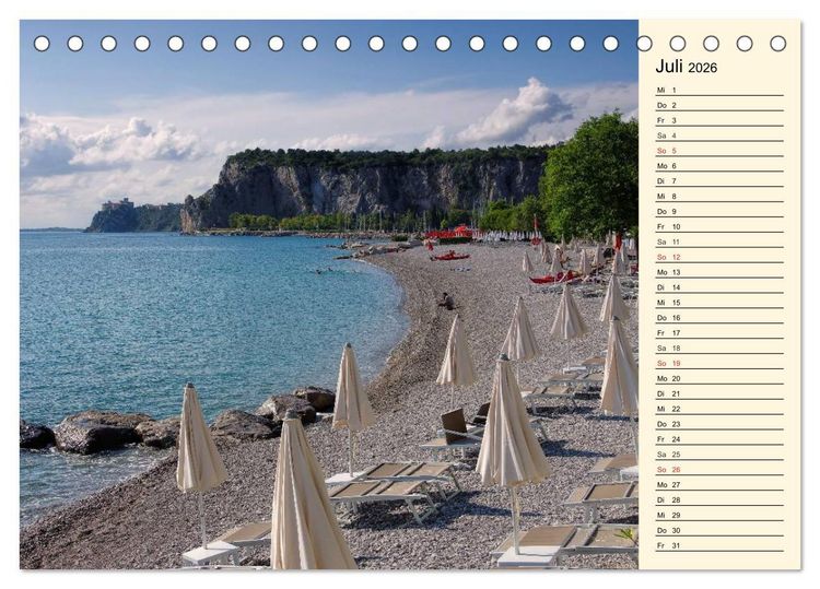 Produktbild: Friaul-Julisch Venetien - Italiens sch&ouml;ner Nordosten (Tischkalender 2026 DIN A5 quer), CALVENDO Monatskalender