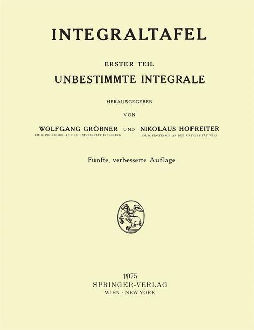 Produktbild: Integraltafel