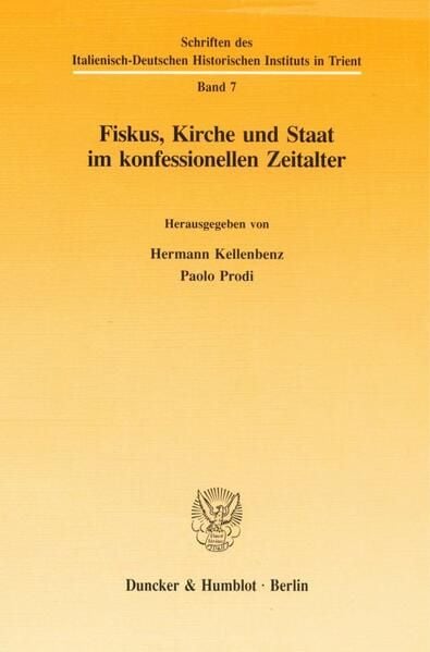 Produktbild: Fiskus, Kirche und Staat im konfessionellen Zeitalter.
