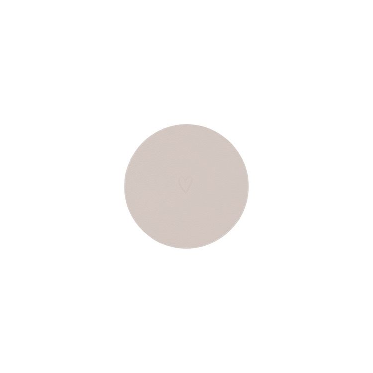 Produktbild: Wendbare Untersetzer Herz 2er Set Creme