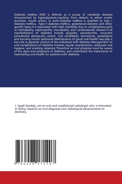 Produktbild: Oral Manifestations and Complications Of Diabetes Mellitus