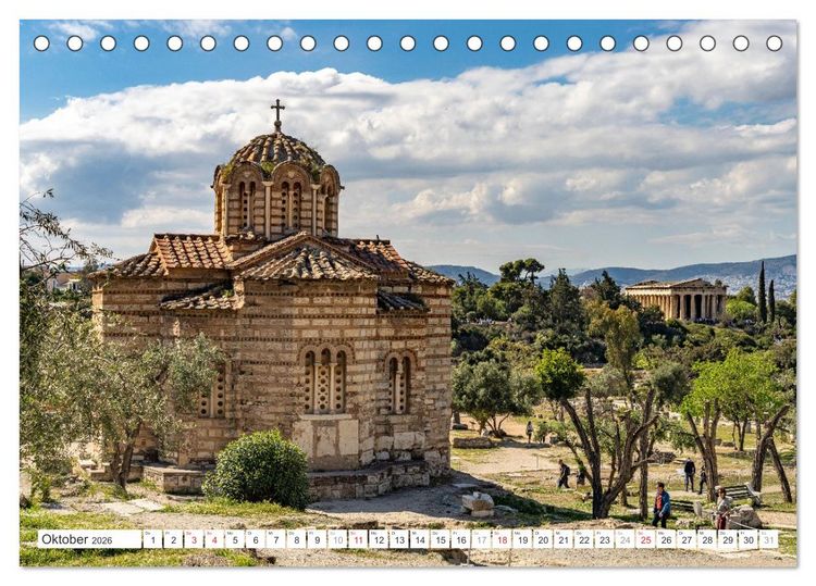 Produktbild: Griechenland - Athen (Tischkalender 2026 DIN A5 quer), CALVENDO Monatskalender